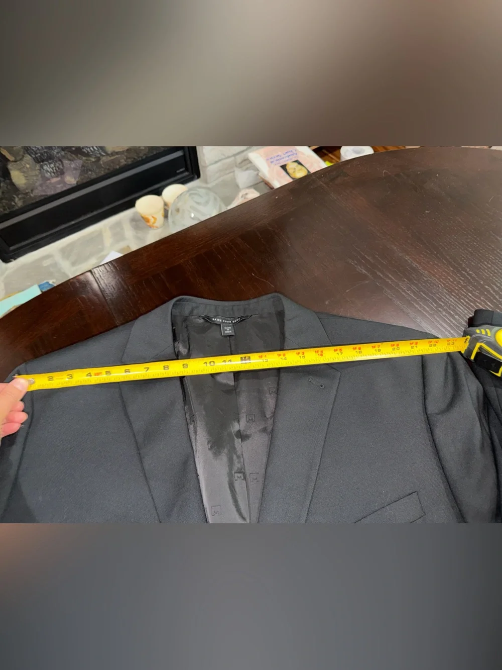 Michael Strahan Custom 2-Piece Suit Set | Black Wool Blend | 52R / 51R |